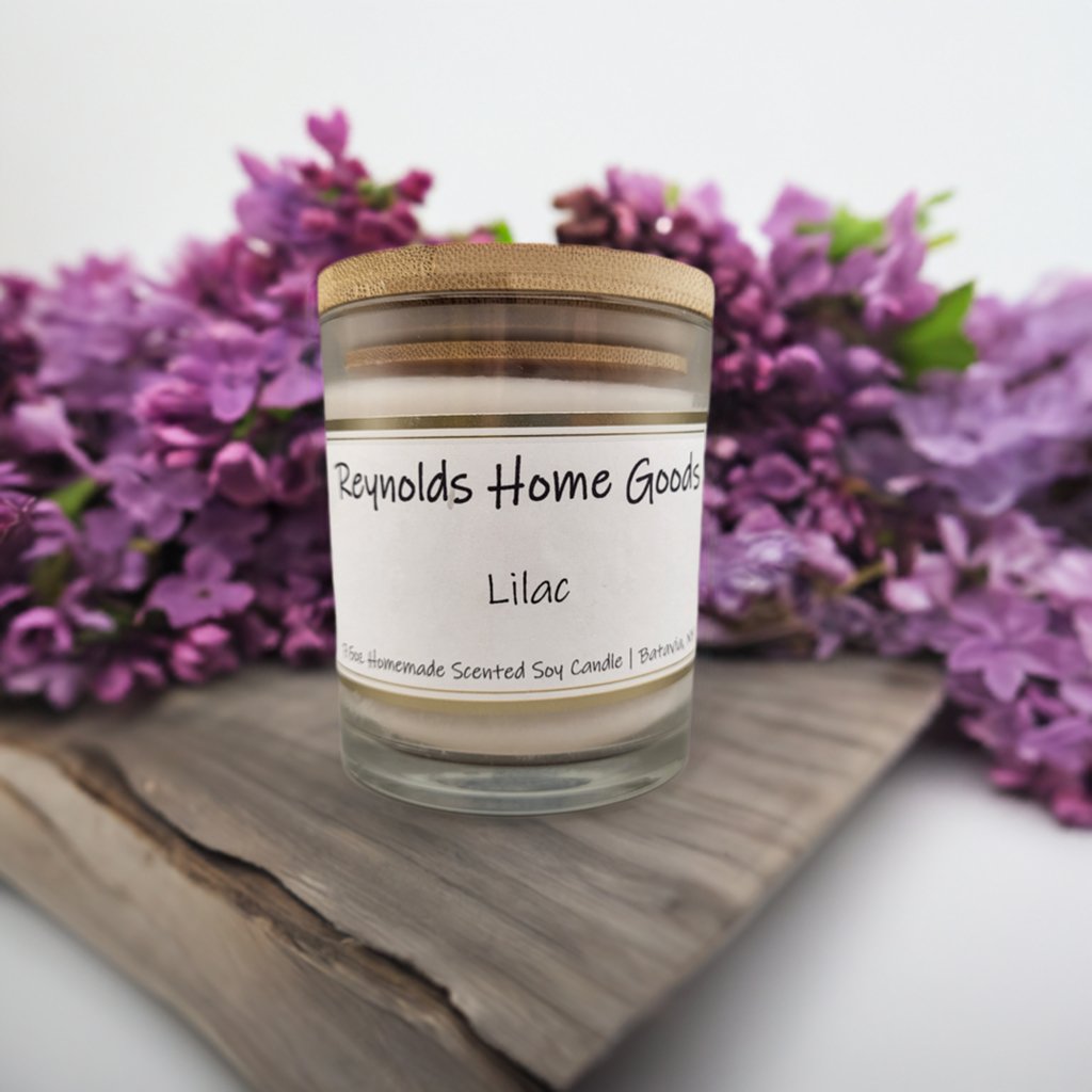 Lilac 7.5oz Soy Wax Candle - Reynolds Home GoodsHomemade Soy Wax CandleReynolds Home Goods