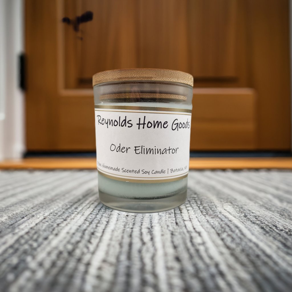 Odor Eliminator 7.5oz Soy Wax Candle - Reynolds Home GoodsHomemade Soy Wax CandleReynolds Home Goods