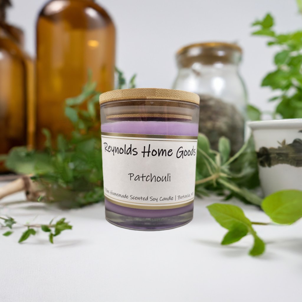 Patchouli 7.5oz Soy Wax Candle - Reynolds Home GoodsHomemade Soy Wax CandleReynolds Home Goods